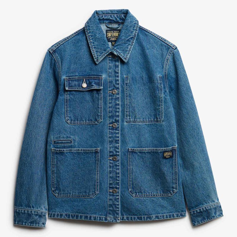 Superdry Denim Chore Jacket image number 1